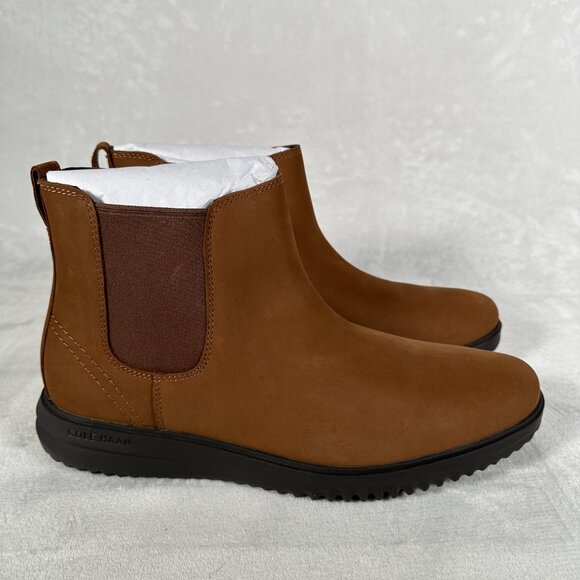 Cole Haan Grand Plus Chelsea Boots Men Size 11.5 Lumber Java Brown C38789 NWB main image 8